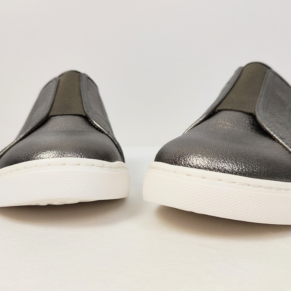 Comfortiva Women's 9.5 Tolah Mules Metallic Steel Sandals Gray Slip-on Shoes - Picture 3 of 7